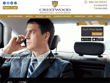 Tablet Screenshot of crestwoodlimo.com